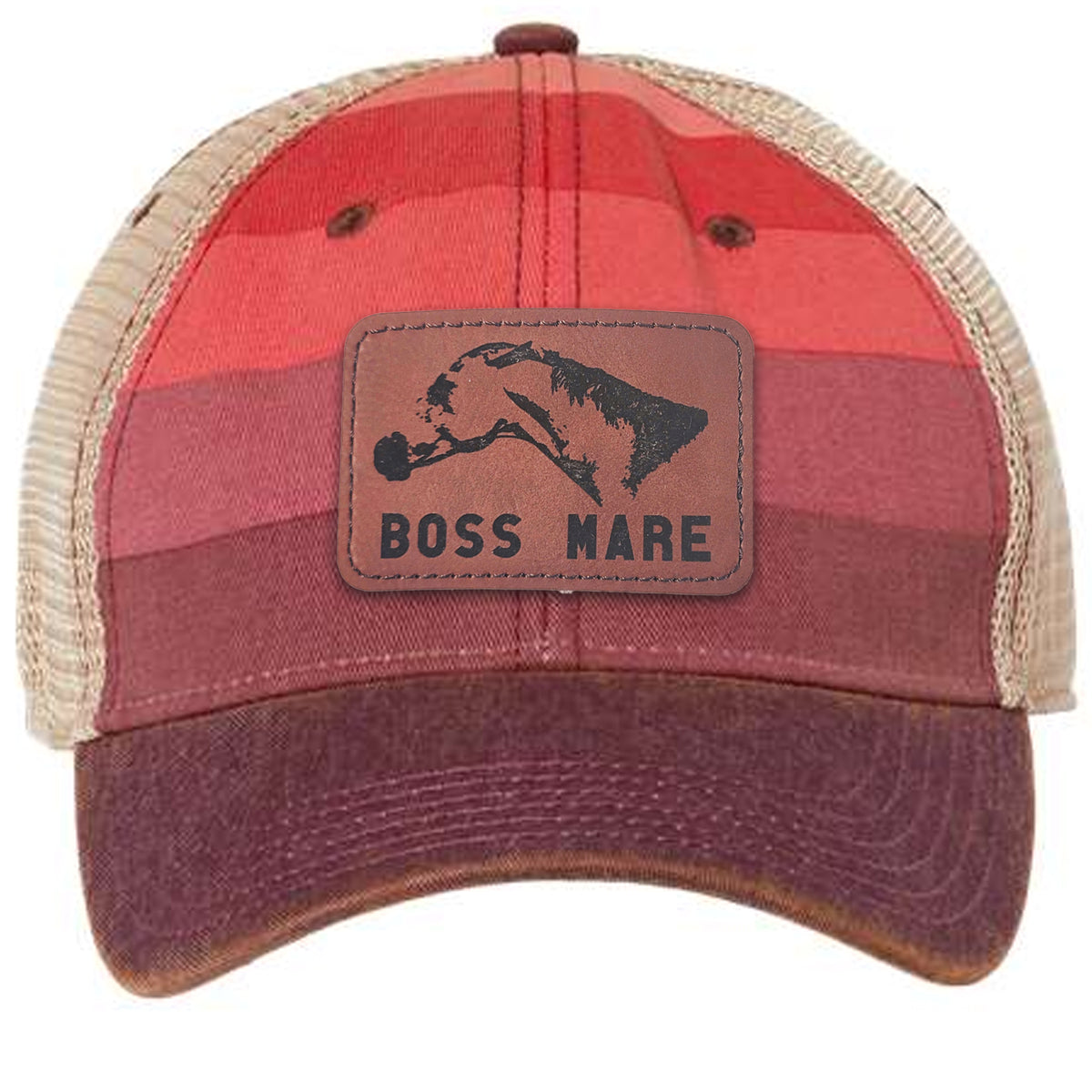 Boss™ Leather Patch Hat