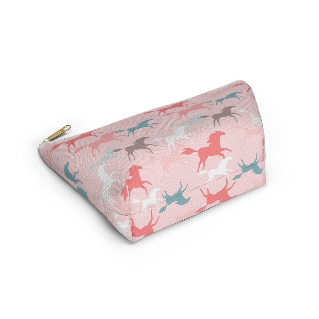 Accessory Pouch, Pink Ponies